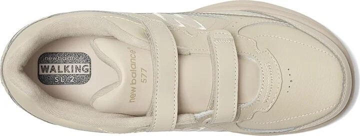 New Balance WW577 Hook and Loop Women's Walking Shoes Bone : 5.5 B - Medium, Leather - Image 3