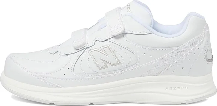 New Balance WW577 Hook and Loop Women's Walking Shoes White : 5 B - Medium, Leather - Image 7