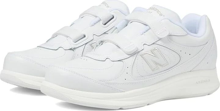 New Balance WW577 Hook and Loop Women's Walking Shoes White : 5 B - Medium, Leather