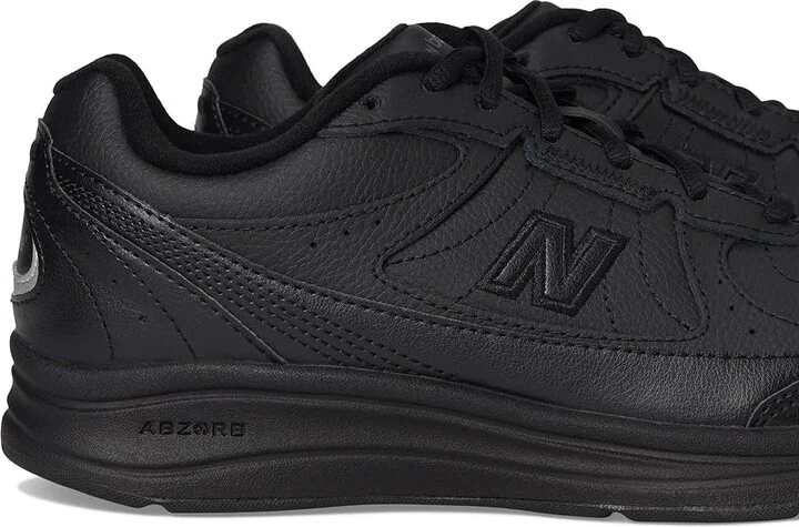 New Balance WW577 Women's Walking Shoes Black : 5.5 B - Medium, Leather - Image 8