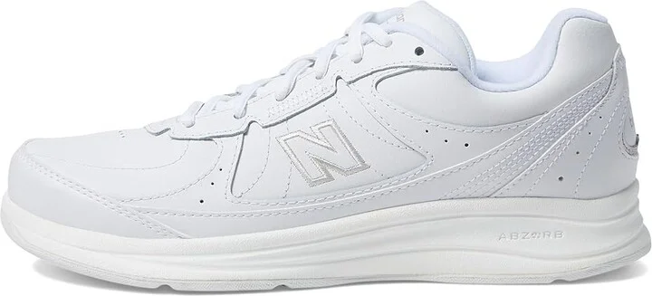 New Balance WW577 Women's Walking Shoes White : 5.5 B - Medium, Leather - Image 7