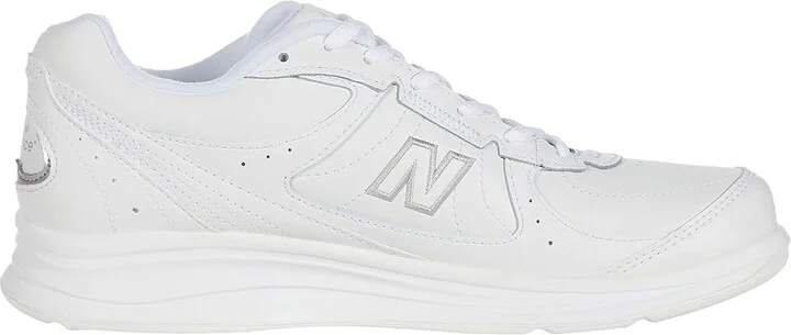 New Balance WW577 Women's Walking Shoes White : 5.5 B - Medium, Leather - Image 8