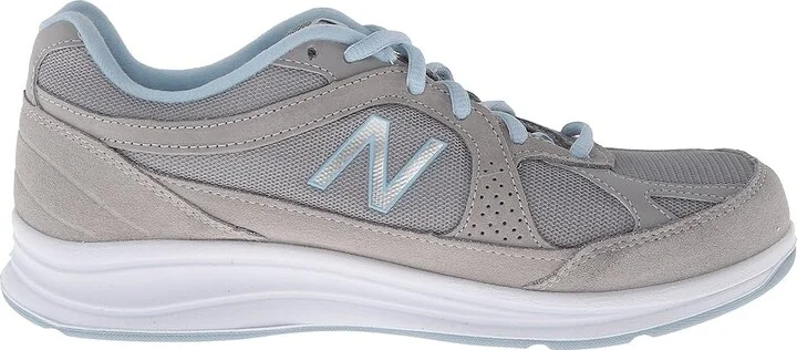 New Balance WW877 Women's Shoes Silver : 5.5 B - Medium, Suede - Image 8