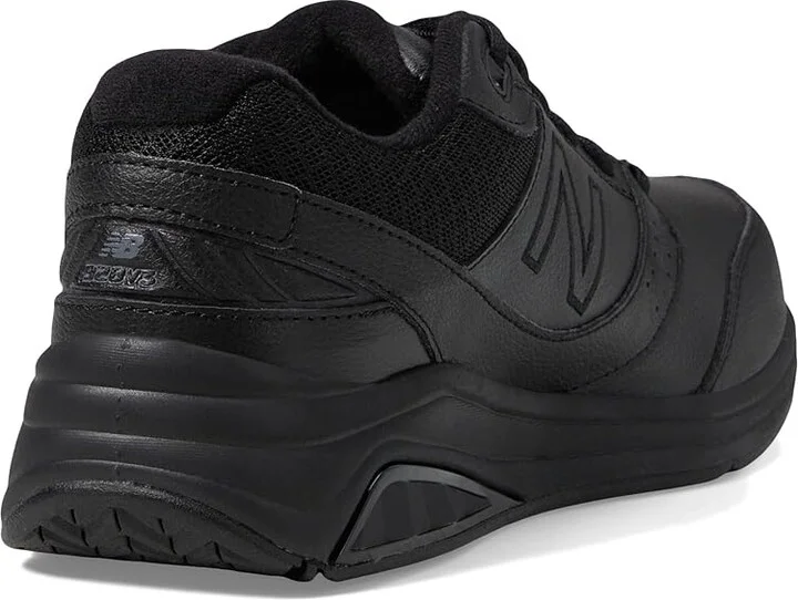 New Balance WW928v3 Women's Walking Shoes Black/Black : 5.5 B - Medium, Leather - Image 4