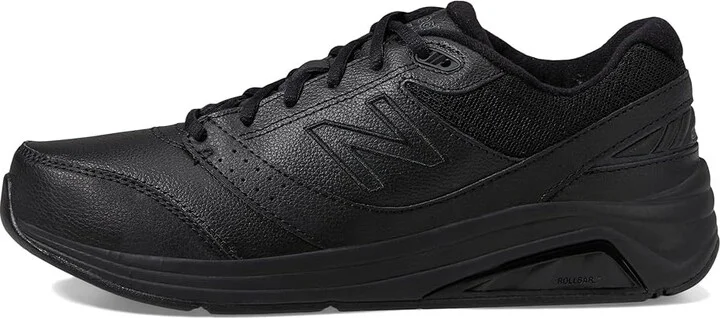 New Balance WW928v3 Women's Walking Shoes Black/Black : 5.5 B - Medium, Leather - Image 6
