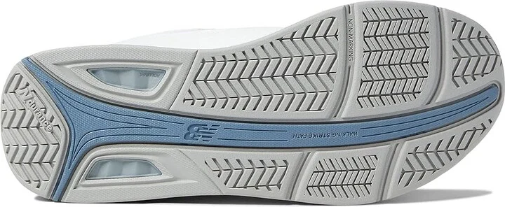 New Balance WW928v3 Women's Walking Shoes White/Blue : 5 B - Medium, Leather - Image 4