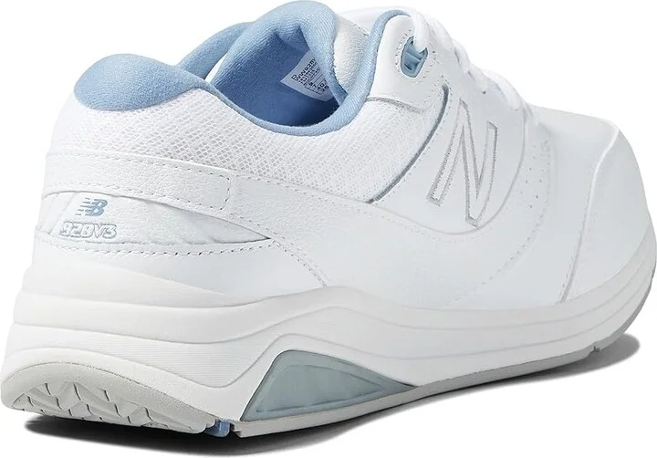 New Balance WW928v3 Women's Walking Shoes White/Blue : 5 B - Medium, Leather - Image 5