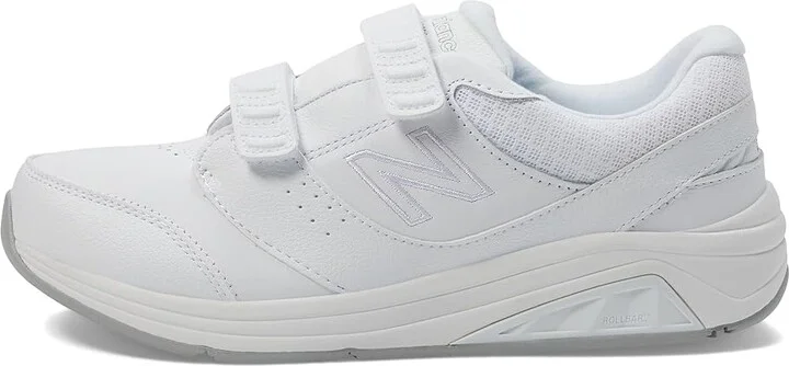 New Balance WW928v3 Women's Walking Shoes White/White : 5 B - Medium, Leather - Image 7