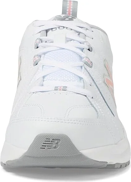 New Balance WX608v5 Women's Shoes White/Pink : 6 B - Medium, Textile/Synthetic - Image 6