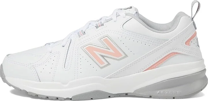 New Balance WX608v5 Women's Shoes White/Pink : 6 B - Medium, Textile/Synthetic - Image 7