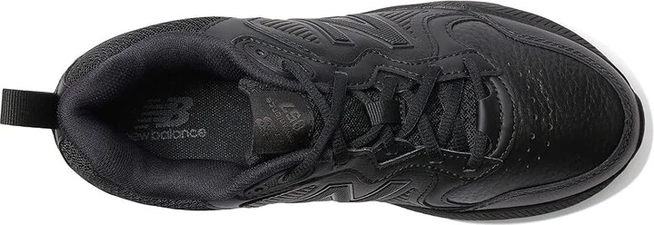 New Balance WX857v3 Women's Shoes Black/Black : 5 B - Medium, Leather - Image 2
