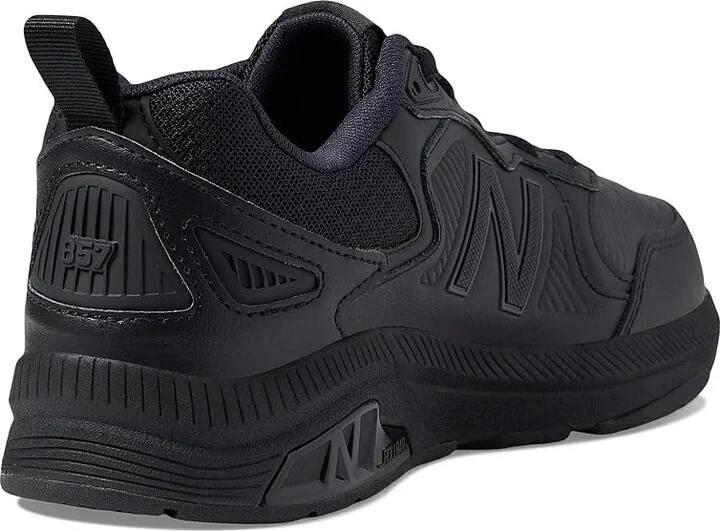 New Balance WX857v3 Women's Shoes Black/Black : 5 B - Medium, Leather - Image 4