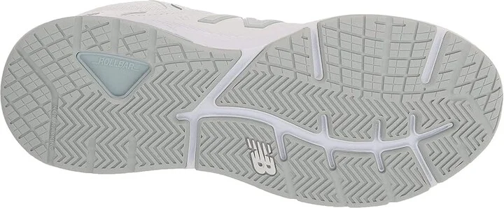 New Balance WX857v3 Women's Shoes White/Cyclone : 5 B - Medium, Leather - Image 3