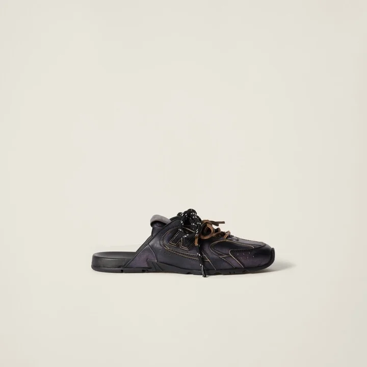 New Balance X Miu Miu 530 SL deco calf leather mules - Image 2