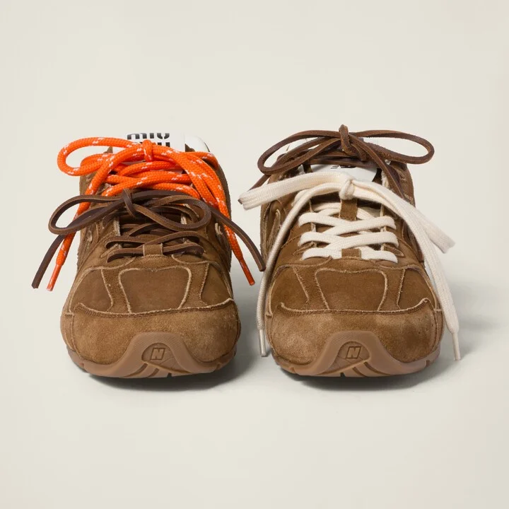 New Balance X Miu Miu 530 SL suede sneakers - Image 4
