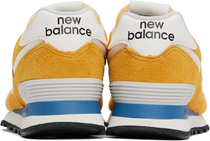 New Balance Yellow 574 Sneakers - Image 2