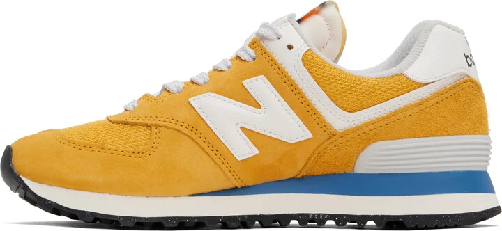 New Balance Yellow 574 Sneakers - Image 3