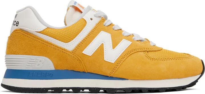 New Balance Yellow 574 Sneakers