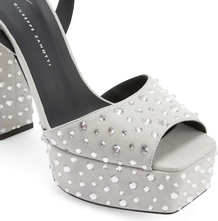 New Betty Sparkle 120mm platform sandals - Image 4