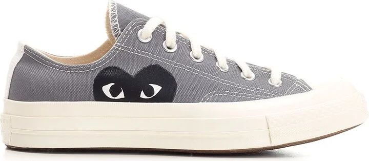 New Big Heart Sneakers Grey