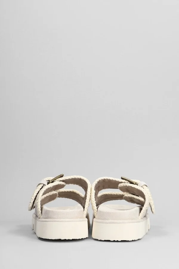 New Bio Slipper-mule In Grey Suede - Image 4