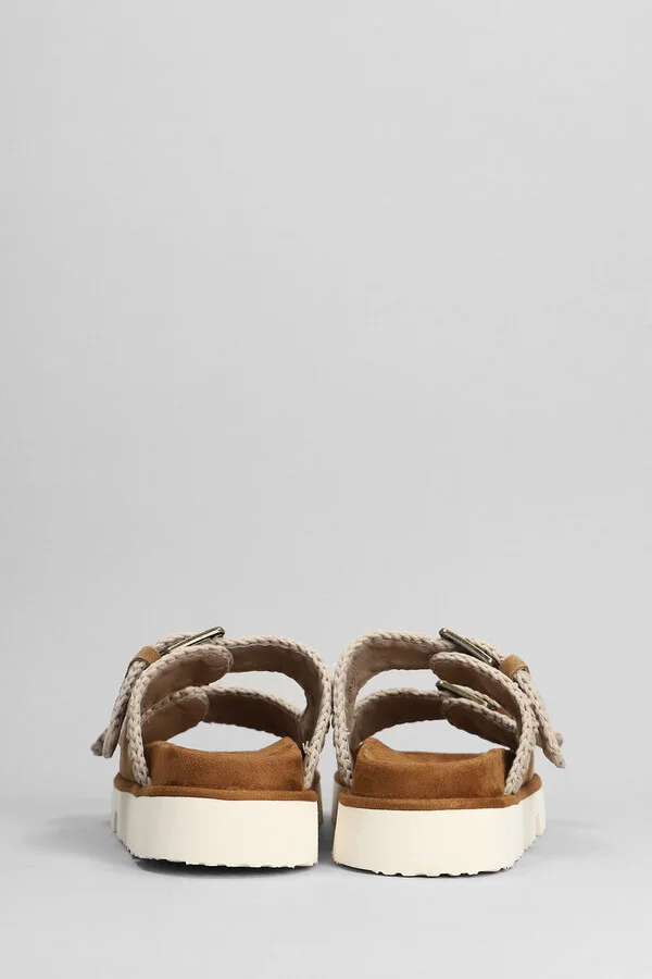 New Bio Slipper-mule In Leather Color Suede - Image 4