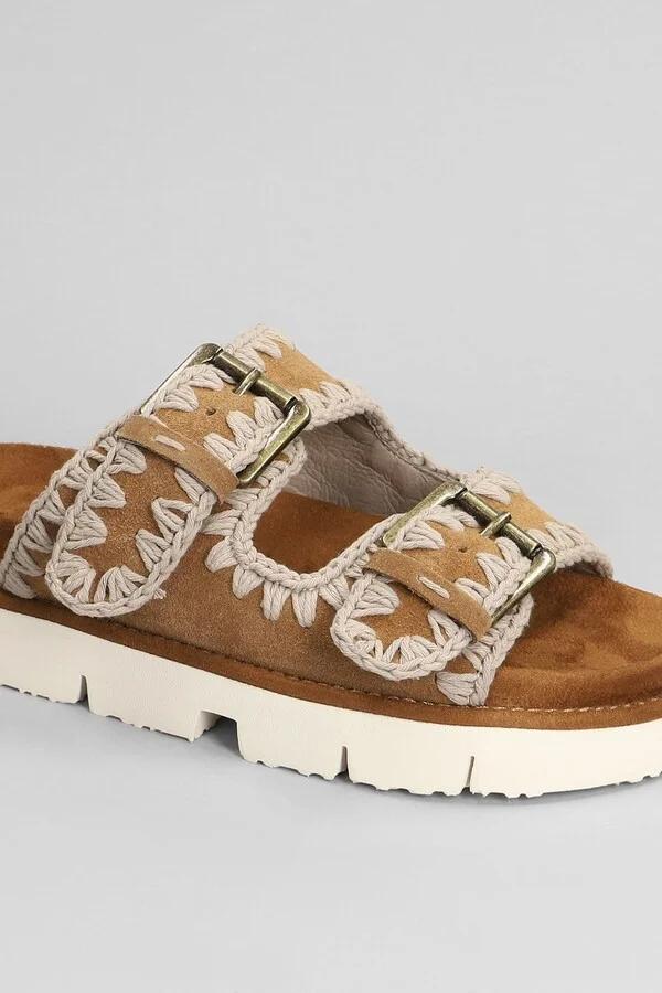 New Bio Slipper-mule In Leather Color Suede - Image 5