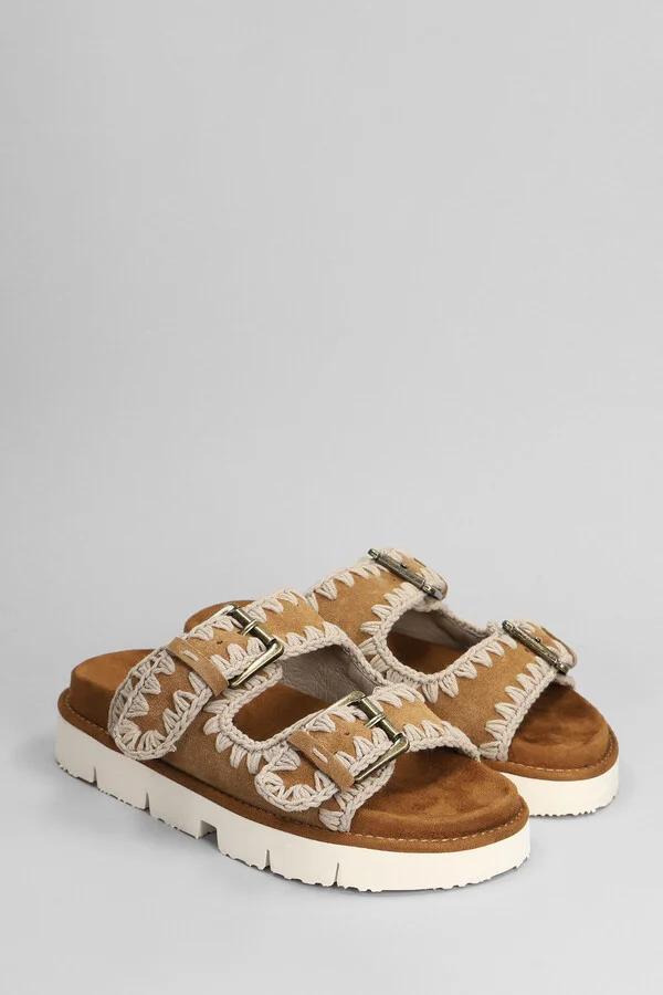 New Bio Slipper-mule In Leather Color Suede - Image 2