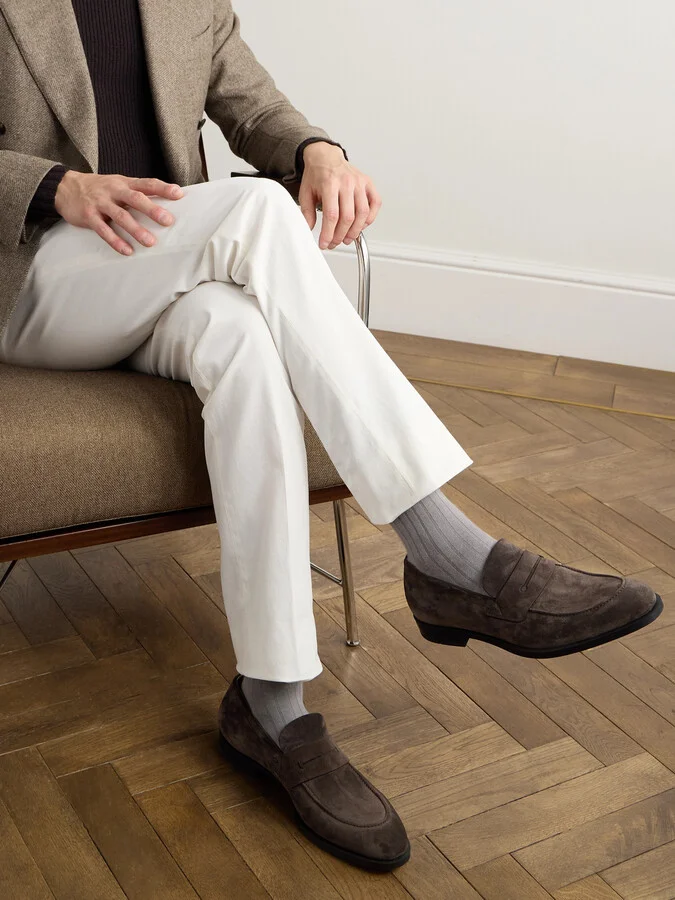 New Classic Suede Penny Loafers - Image 2