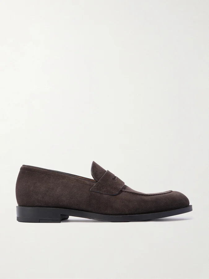 New Classic Suede Penny Loafers