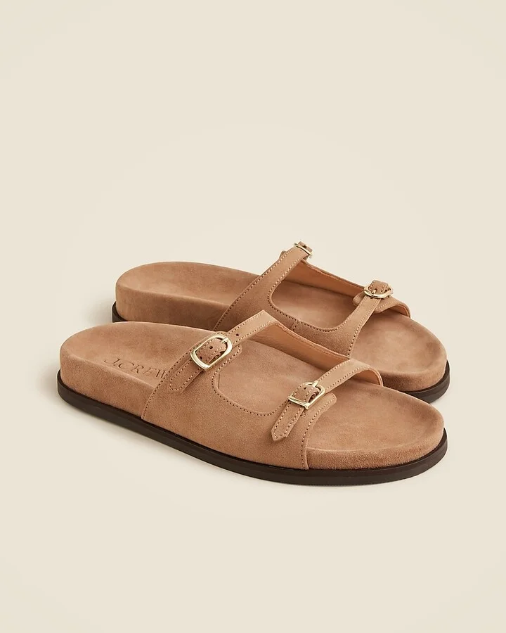 New Colbie buckle sandals in suede - Image 2