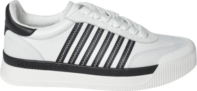 New Jersey Sneakers In White Leather