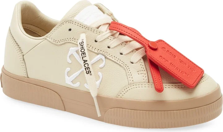 New Low Vulcanized Calfskin Leather Sneaker