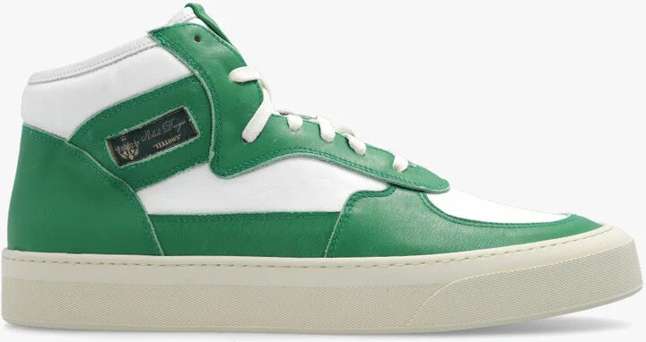 New Mens Cabriolets High Top Sneakers In Green