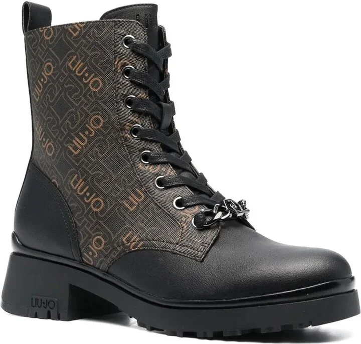 New Nancy monogram-print boots - Image 2