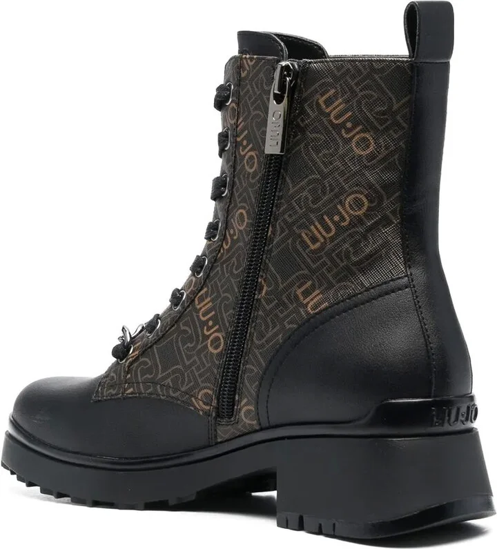 New Nancy monogram-print boots - Image 3