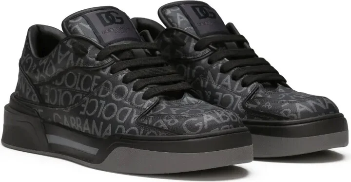 New Roma coated-jacquard sneakers - Image 2