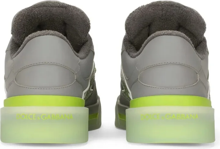 New Roma logo-patch low-top sneakers - Image 3