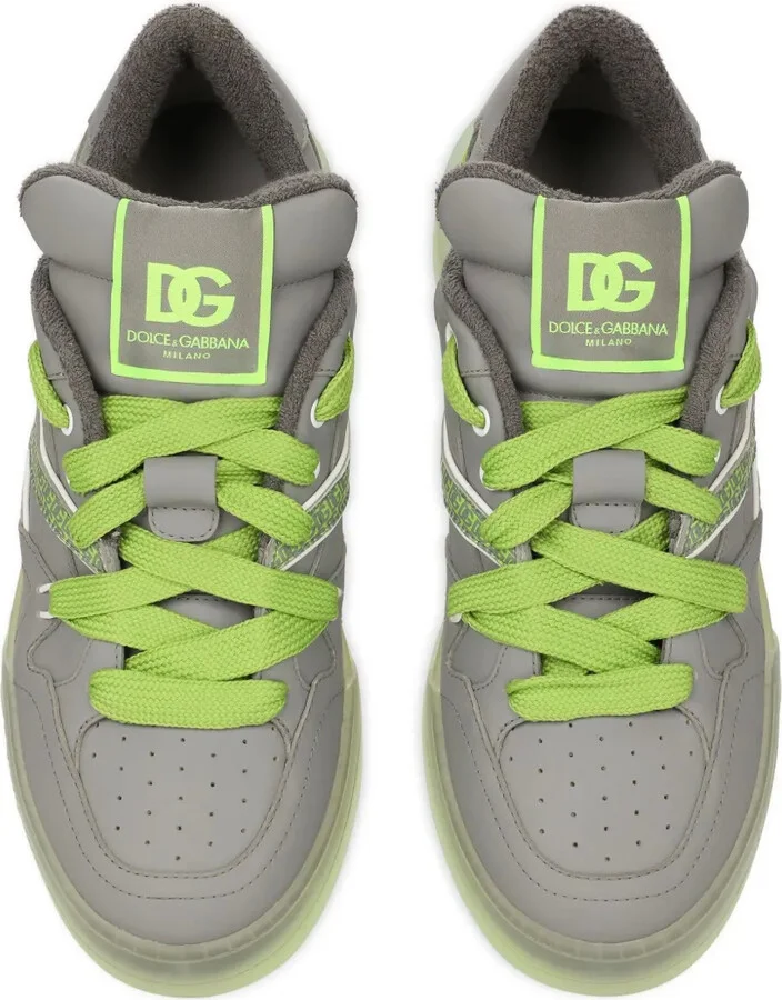 New Roma logo-patch low-top sneakers - Image 4