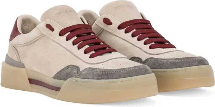New Roma panelled suede sneakers - Image 2
