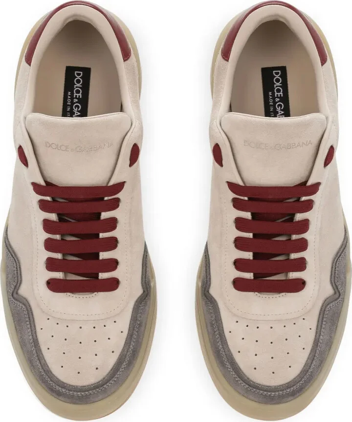New Roma panelled suede sneakers - Image 4