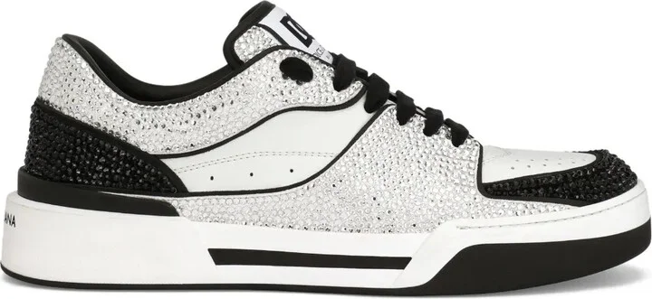 New Roma rhinestone-embellished sneakers