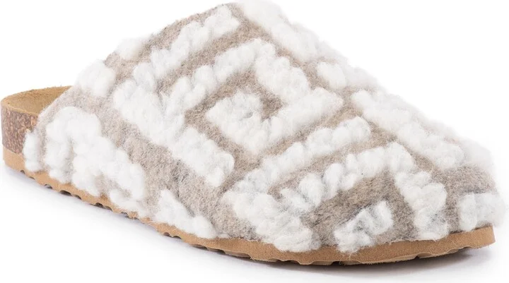 New Routine Faux Shearling Mule