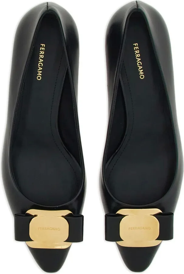 New Vara 40mm leather pumps - Image 4