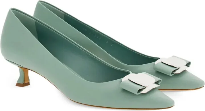 New Vara 40mm leather pumps - Image 2