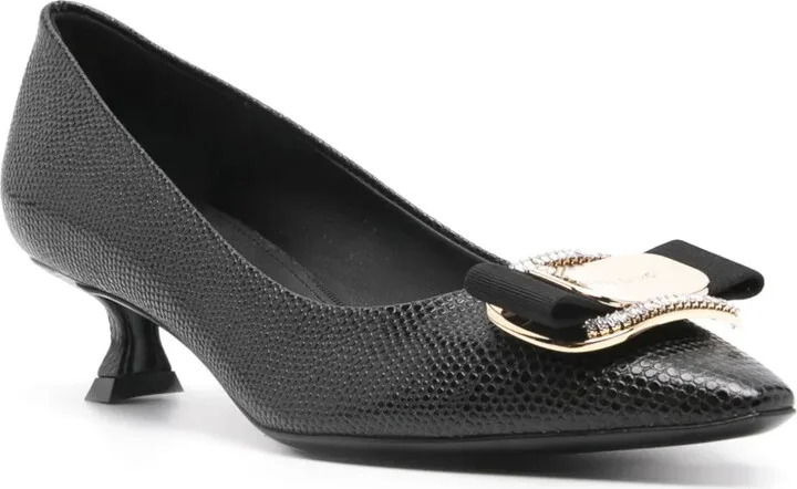 New Vara 40mm leather pumps - Image 2
