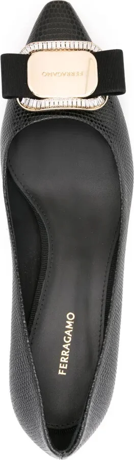 New Vara 40mm leather pumps - Image 4