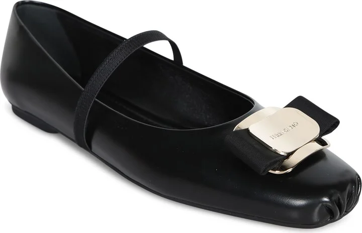 New Vara Black Ballerina Flats - Image 2