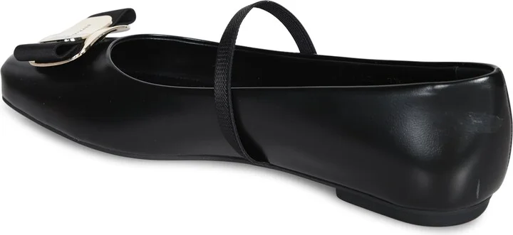 New Vara Black Ballerina Flats - Image 3