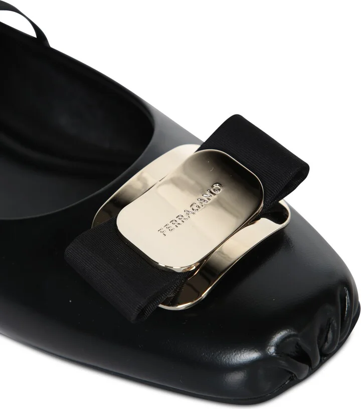 New Vara Black Ballerina Flats - Image 4
